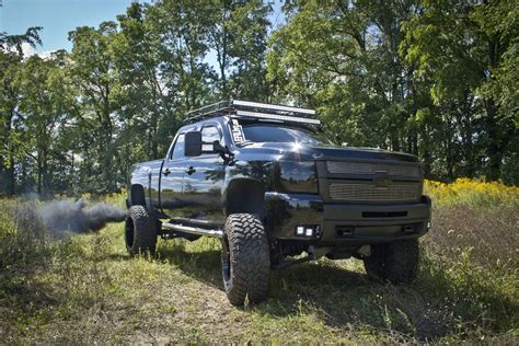 Duramax With Stacks Rolling Coal