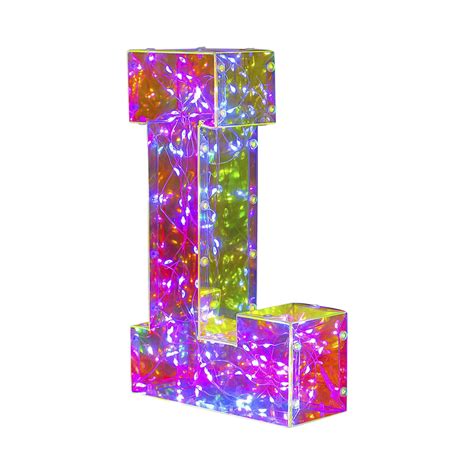 Zawou Valentine S Day 100 Lamp Beads LED Luminous Alphabet Numbers