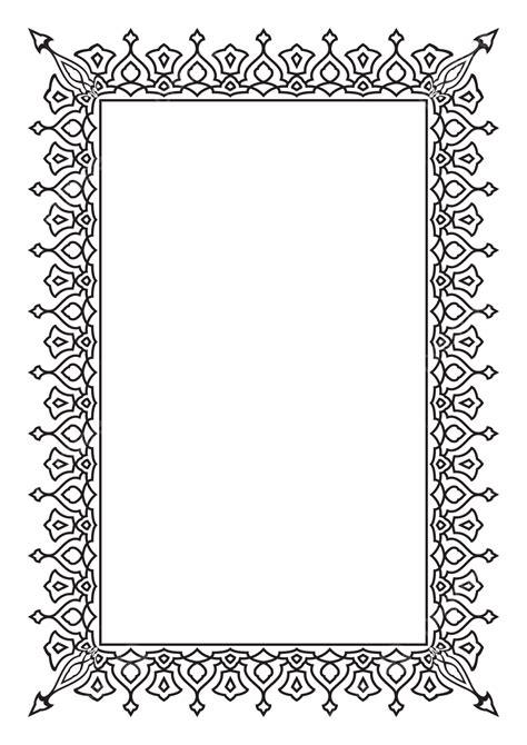 Arabesque Border Design