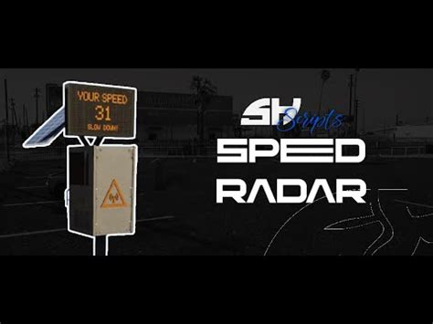 Speed Radars FiveM Scripts YouTube