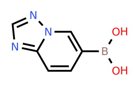 Cas Triazolo A Pyridine Boronic Acid Synblock