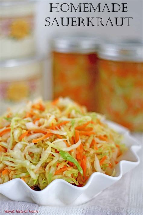 Homemade Ukrainian Sauerkraut Recipe Valya S Taste Of Home