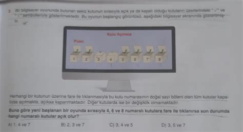 çözümlü cevap sorunun cavabı D Eodev