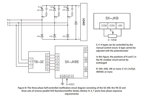 Sx Jk Series Three Phase Ac Phase Shift Module For Power Thyristor