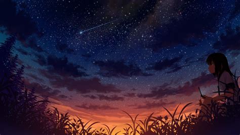 Anime Sky Sunset Wallpapers - Wallpaper Cave