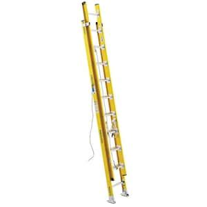 Werner Ft Fiberglass Round Rung Extension Ladder With Lb Load