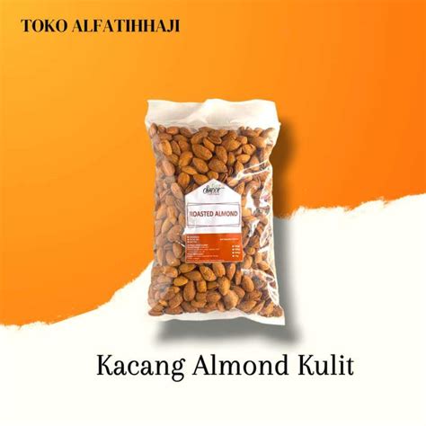 Jual Kacang Almond Kulit Panggang Rasa Susu Roasted Almond Milk 1kg