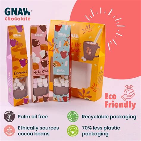 GNAW CHOC SHOT Hot Chocolate Gift Set Luxurious Rich Hot Chocolate Gifts For PicClick UK