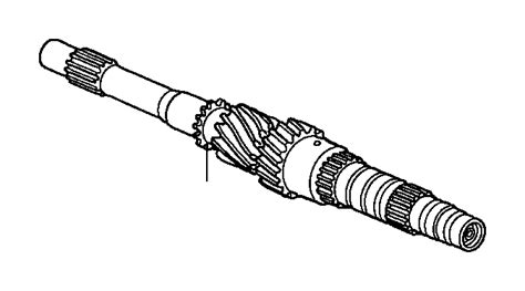 Honda Accord Coupe Gear Set Mainshaft Third Transmission Pyz