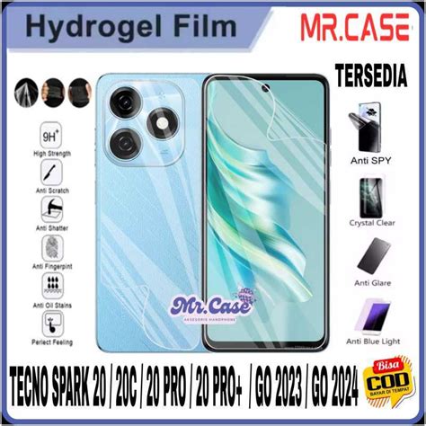 Promo Antigores Hydrogel Tecno Spark 20 20c 20 Pro 20 Pro Go