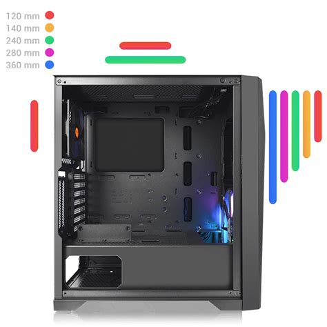 Commander G32 Tg Argb Mid Tower Chassis Thermaltake Usa