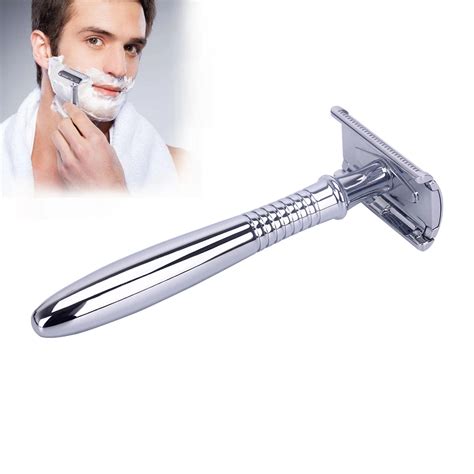 Manual Razor Mens Barber Shaving Razor Safety Razor 5 Pieces Blades