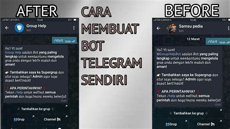 Cara Membuat Telegram Sendiri Grub Help YouTube