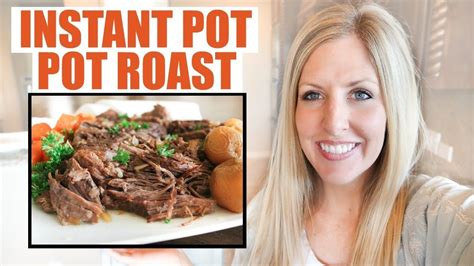 The Best Instant Pot Roast Recipe Dump And Go Youtube Pot Roast Recipes Easy Instant Pot