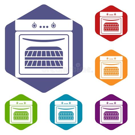 Icono De La Estufa De Cocina Estilo Simple Ilustración del Vector