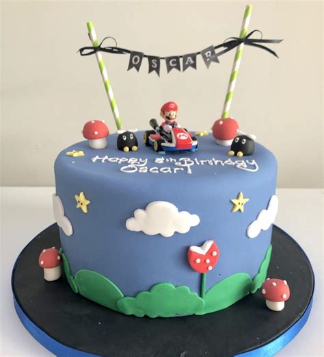 Mario Kart Birthday Cake Etoile Bakery