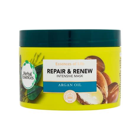 Herbal Essences Repair And Renew Argan Oil Intensive Mask Маска за коса за жени 450 Ml Parfimobg