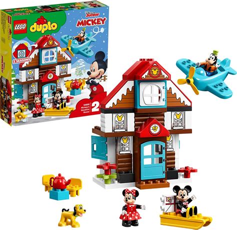 Lego Duplo Disney Mickeys Vacation House Toy Building Set For