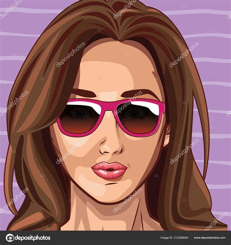 Pop Art Beautiful Woman Face Cartoon Stock Illustration By ©jemastock