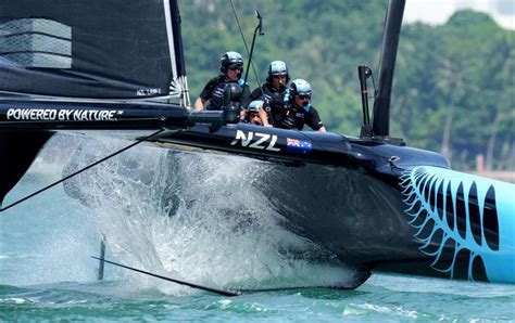 New Zealand Sailgp Team Helmed By Peter Burling Take Part In A Practice