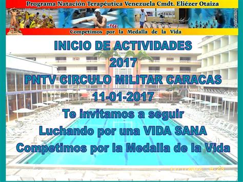 Cmdt Eliezer Otaiza on Twitter Natación Terapéutica Cmdt Eliezer