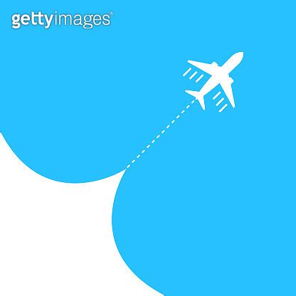 Airplane Fly Blue Sky Background Airjet Isolated Travel Tourism