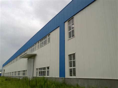 Welded H Beam Rigid Metal Buildings Prefab Hangar Buildings Steel Frame