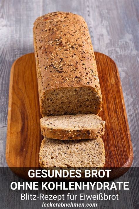 Low Carb Eiweißbrot Rezept Gesund backen mit Quark Eiweißbrot