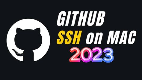 How To Setup SSH For GitHub On Mac May 2023 YouTube