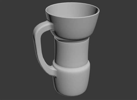 Coffee Hot Mug D MAX File Free Cadbull