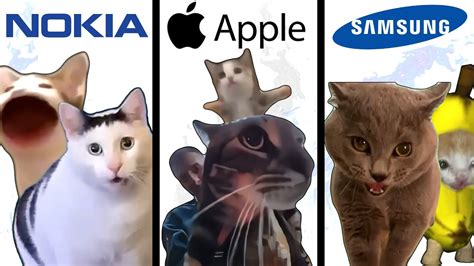 Famous Phone Ringtones But Meme Cats Sing It Youtube