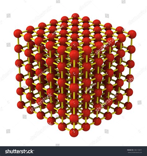 Crystal Lattice Structure 3d Stock Photo 106110071 : Shutterstock