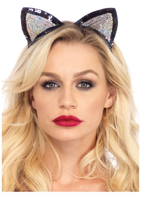 Sequin Cat Ears Accessories