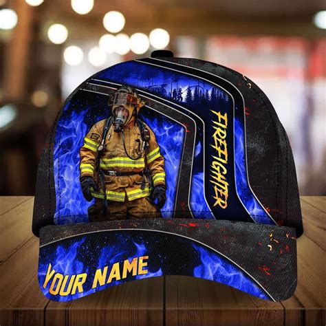 Aio Pride Custom Name Proud To Be Firefighter Cap Multicolor Best