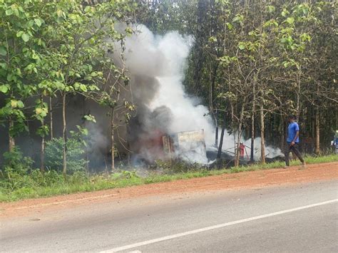 Grave accident de la route à Abengourou ce 11 avril 2023 une voiture