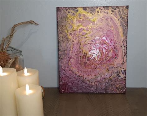 Straight Pour Acrylic Pouring Fluid Art Modern Art Etsy Fluid Art