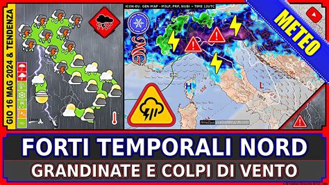 Meteo Forti Temporali Nord E Toscana Caldo Estivo Al Sud Youtube