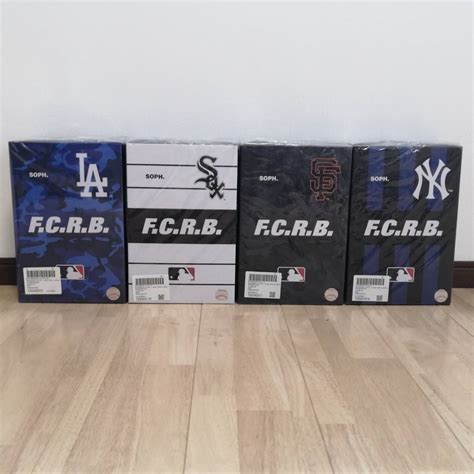 ベアブリック BE RBRICK F C R B MLB 100 400 4種セット メディコムトイ フィギュア QBRICK