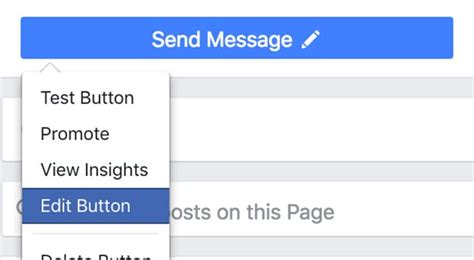 Facebook Message Button