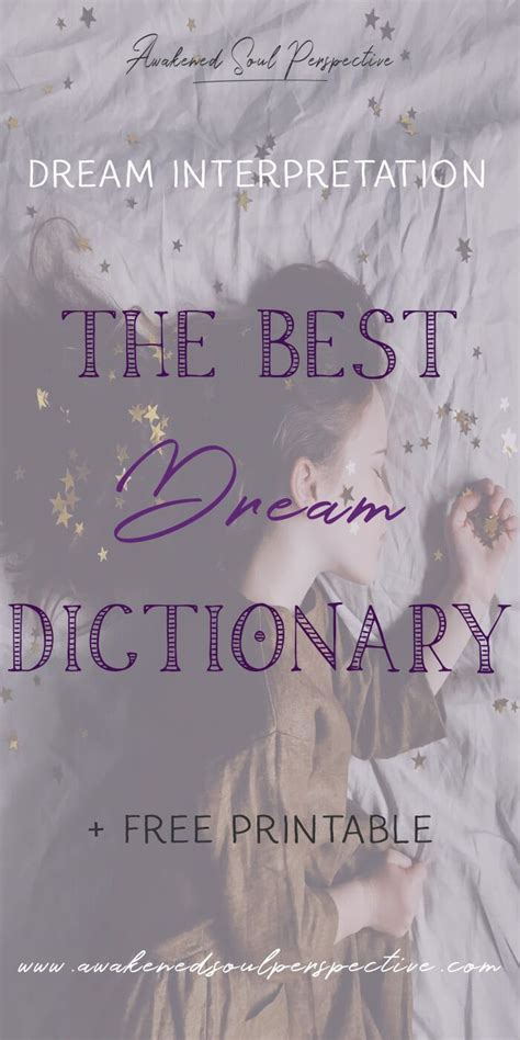 Dream Dictionary Dream Symbols Dream Meanings