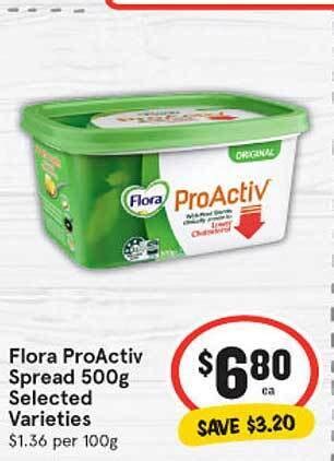 Flora Proactiv Spread Offer At Iga