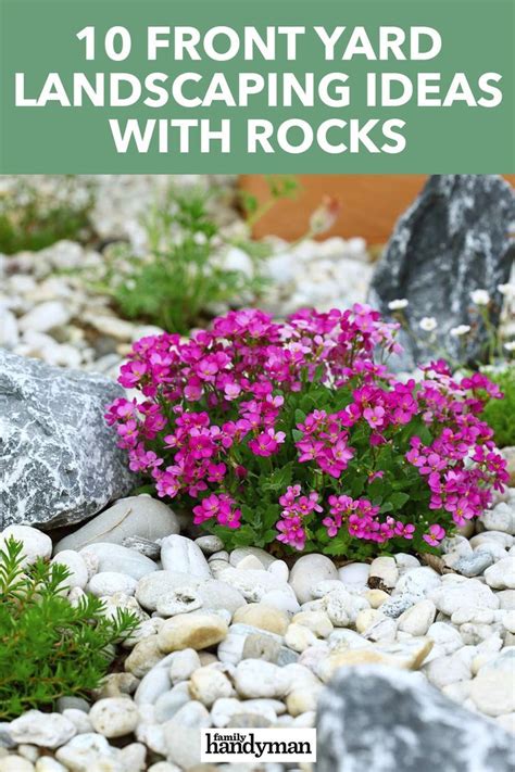 Front Yard Landscaping Ideas - Front Yard Landscaping | Rock flower ...