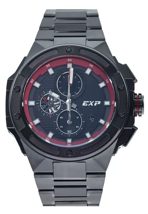 Jual Expedition Expedition Jam Tangan Chronograph Pria Black Red