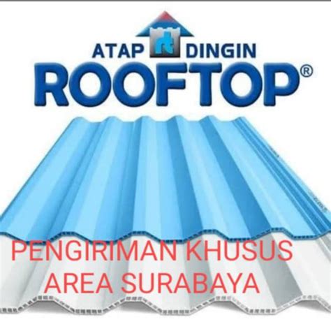 Jual Atap Upvc Rooftop Warna Putih Dan Biru Shopee Indonesia