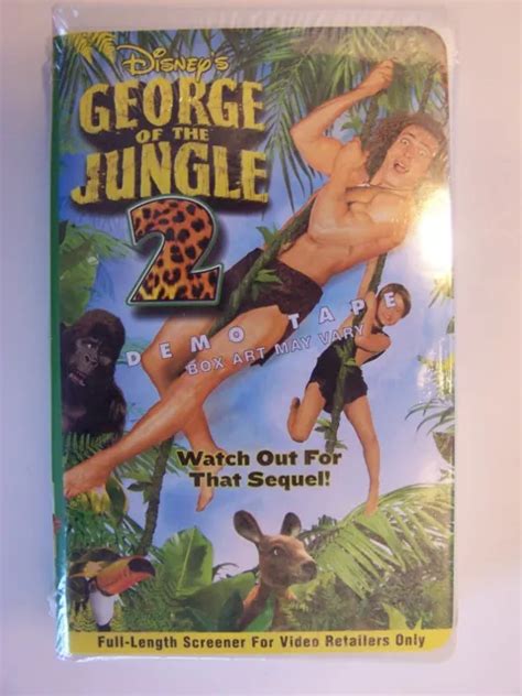 Disney George Of The Jungle 2 Vhs Video Promo Screener New Sealed Tape