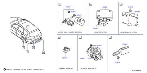 Nissan Maxima Cruise Control Distance Sensor Bracket Ka A