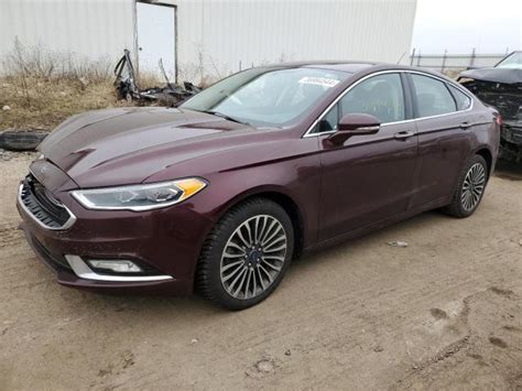 2017 Ford Fusion Se Photos Mi Ionia Repairable Salvage Car Auction On Fri Jan 19 2024