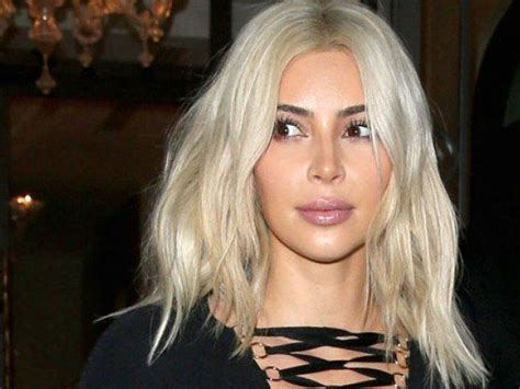 Kim Kardashian Going Back To Blonde The Express Tribune Kim