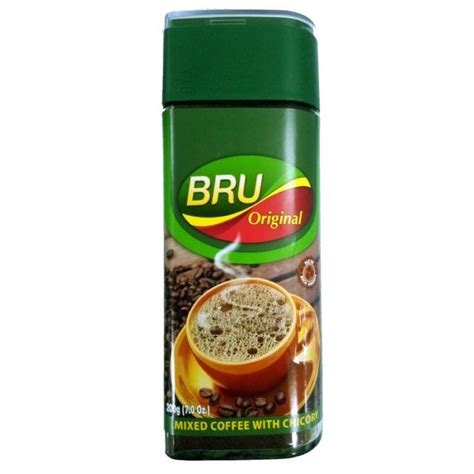 Bru Coffee Original 50100200gm Bottle Shopee Malaysia