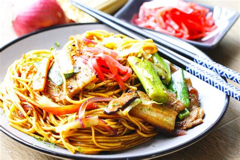 Yakisoba Gebratene Ramen Mit Knackigem Gem Se Rezept